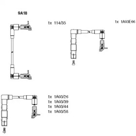 Комплект электропроводки BREMI 9A18