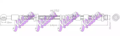 Тормозной шланг BROVEX-NELSON H6252