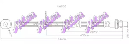 Тормозной шланг BROVEX-NELSON H6892