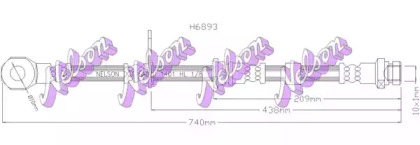 Тормозной шланг BROVEX-NELSON H6893