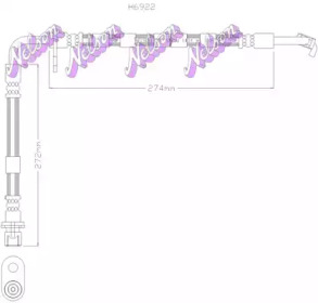 Шлангопровод BROVEX-NELSON H6922