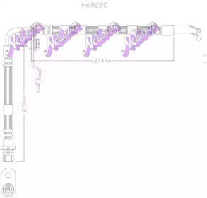 Шлангопровод BROVEX-NELSON H6922Q