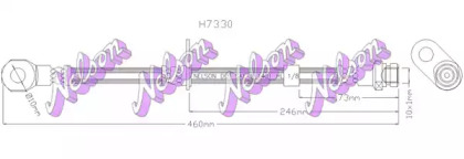 Тормозной шланг BROVEX-NELSON H7330