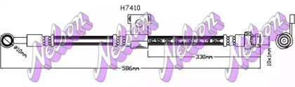 Тормозной шланг BROVEX-NELSON H7410