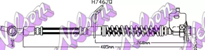 Тормозной шланг BROVEX-NELSON H7467Q