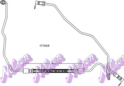 Тормозной шланг BROVEX-NELSON H7668