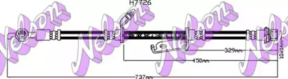 Тормозной шланг BROVEX-NELSON H7726