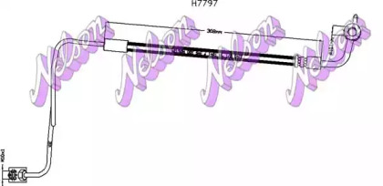 Тормозной шланг BROVEX-NELSON H7797