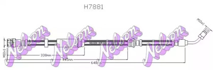 Тормозной шланг BROVEX-NELSON H7881