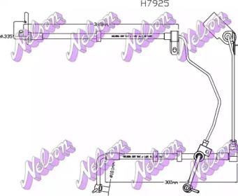 Тормозной шланг BROVEX-NELSON H7925