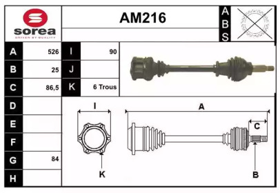 Вал SERA AM216