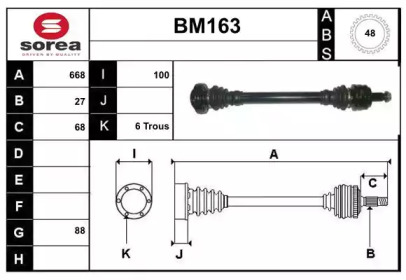 Вал SERA BM163