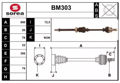 Вал SERA BM303