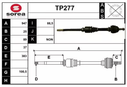 Вал SERA TP277