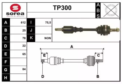 Вал SERA TP300