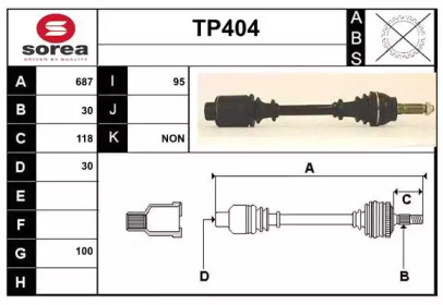 Вал SERA TP404