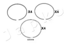 Поршневое кольцо JAPKO 450000JM