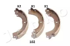 Комлект тормозных накладок JAPKO 55102
