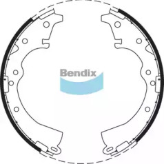 Комплект тормозных колодок BENDIX-AU BS1492