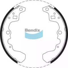 Комплект тормозных колодок BENDIX-AU BS1616