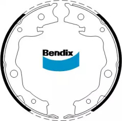 Комплект тормозных колодок BENDIX-AU BS5257