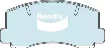 Комплект тормозных колодок, дисковый тормоз BENDIX-AU DB1103 GCT