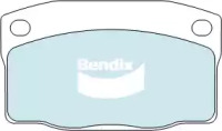 Комплект тормозных колодок, дисковый тормоз BENDIX-AU DB1164 GCT