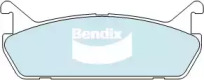 Комплект тормозных колодок, дисковый тормоз BENDIX-AU DB1180 GCT