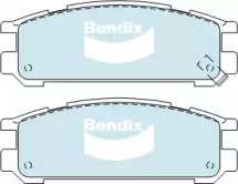 Комплект тормозных колодок, дисковый тормоз BENDIX-AU DB1186 GCT