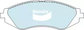 Комплект тормозных колодок, дисковый тормоз BENDIX-AU DB1347 GCT