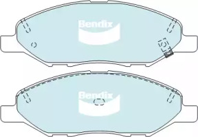 Комплект тормозных колодок, дисковый тормоз BENDIX-AU DB1819 GCT