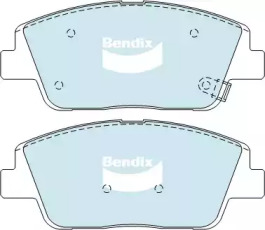 Комплект тормозных колодок, дисковый тормоз BENDIX-AU DB2089 GCT