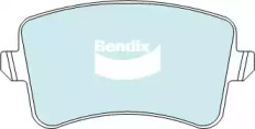 Комплект тормозных колодок, дисковый тормоз BENDIX-AU DB2185 EURO+