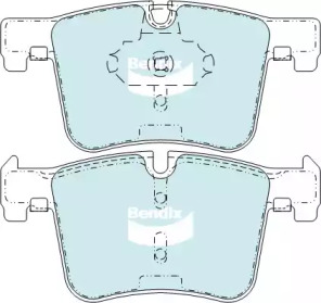 Комплект тормозных колодок, дисковый тормоз BENDIX-AU DB2223 GCT