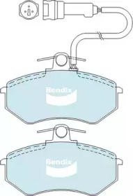 Комплект тормозных колодок, дисковый тормоз BENDIX-AU DB343 GCT