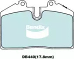 Комплект тормозных колодок, дисковый тормоз BENDIX-AU DB440 GCT