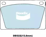 Комплект тормозных колодок, дисковый тормоз BENDIX-AU DB522 GCT