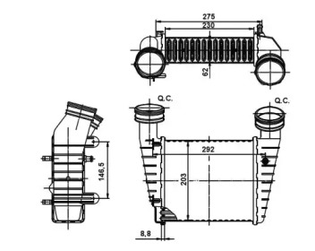 Теплообменник WILMINK GROUP WG1723724