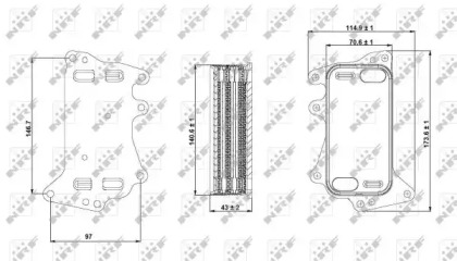 Теплообменник WILMINK GROUP WG1720023