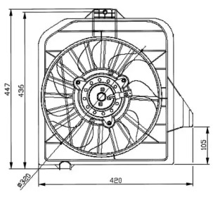 Вентилятор WILMINK GROUP WG1720134