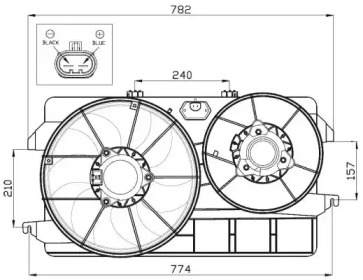 Вентилятор WILMINK GROUP WG1720408