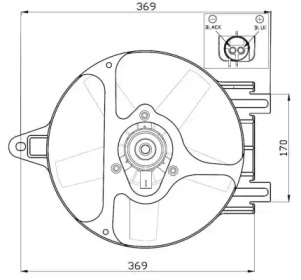 Вентилятор WILMINK GROUP WG1720410