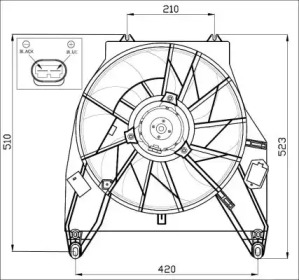 Вентилятор WILMINK GROUP WG1720413