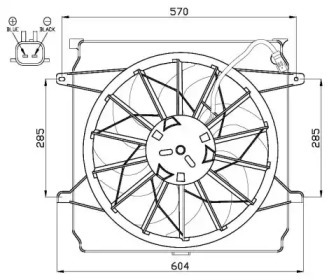 Вентилятор WILMINK GROUP WG1720483