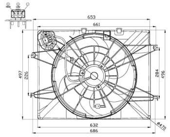 Вентилятор WILMINK GROUP WG1720515