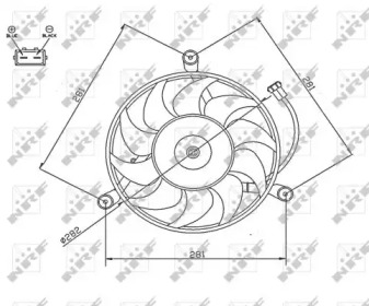 Вентилятор WILMINK GROUP WG1720670