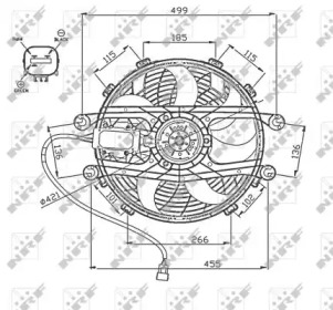 Вентилятор WILMINK GROUP WG1720672