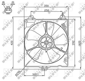 Вентилятор WILMINK GROUP WG1720678