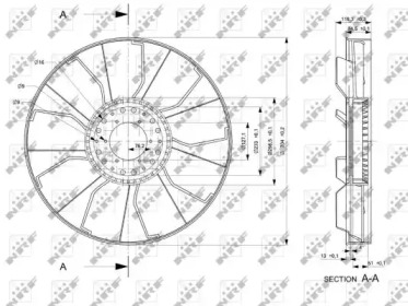 Рабочее колесо вентилятора WILMINK GROUP WG1721063