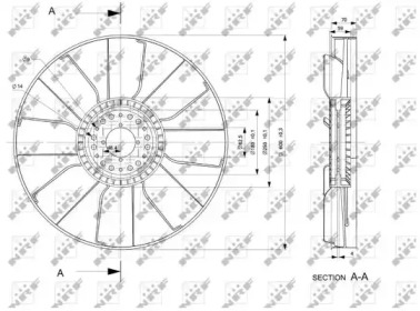 Рабочее колесо вентилятора WILMINK GROUP WG1721079